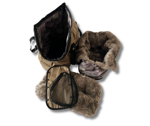 Wintertasche "Safari" mit abnehmbarem Fensternetz / Gr. L