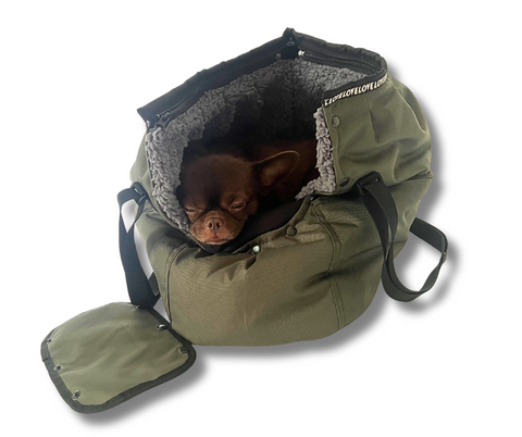 Wintertasche "In Khaki" / Gr. S, L, XL - Lieferzeit ca. 6 Wochen NACH Ihrer Bestellung